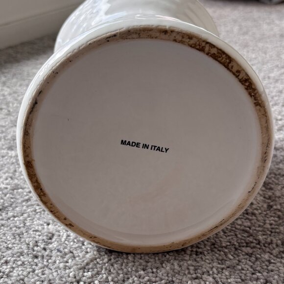 Ceramic Rooster Utensil Holder Vase Made in Italy - Picture 6 of 6